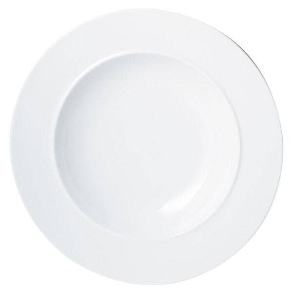 White Extra Large Wide Rimmed Bowl for wholesale by Denby