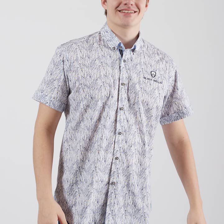 VIRTUAL JUNGLE short sleeve shirt for wholesale by Black Wellis