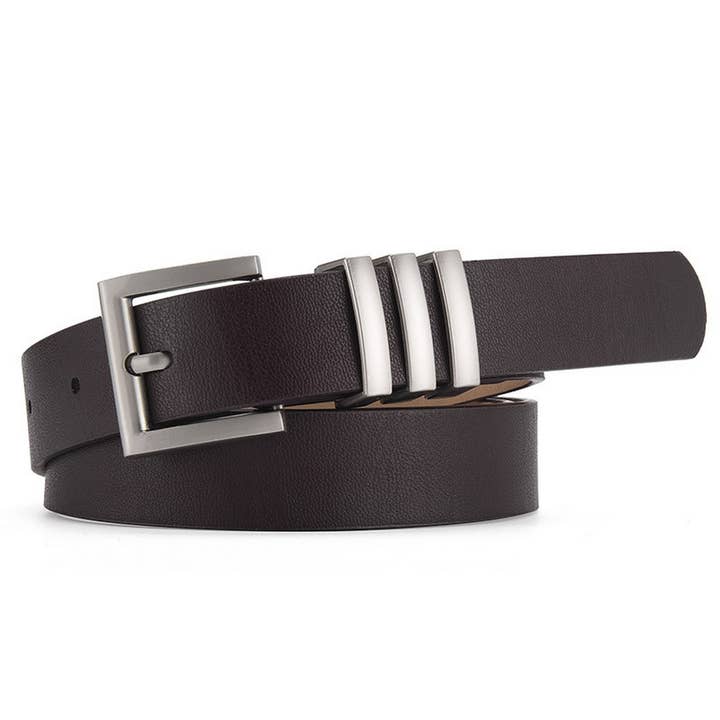 ACCITY - Wholesale Belt - Women's - MATTE KOREAN-STYLE METAL SQUARE BUCKLE BELT_CWASC05807
