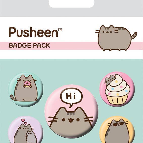 Pyramid International - Wholesale Lapel Pin/Button - Pusheen (Pusheen Says Hi) Badge Pack