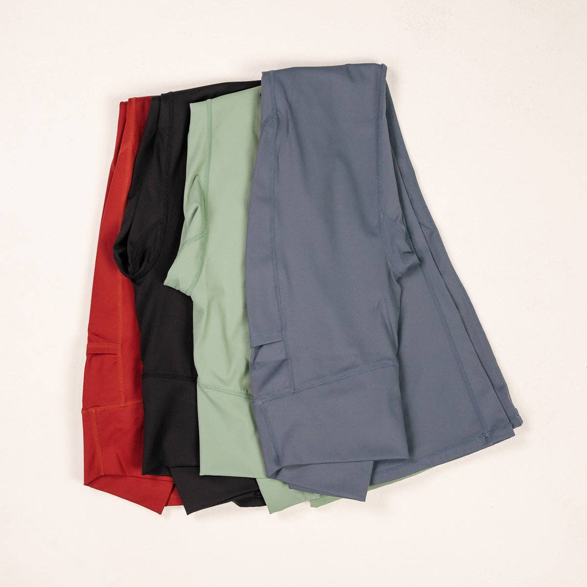 Mavela - Wholesale Athletic/Lounge Leggings - Women's - Cardinal Bec Flare Pocket Leggings5