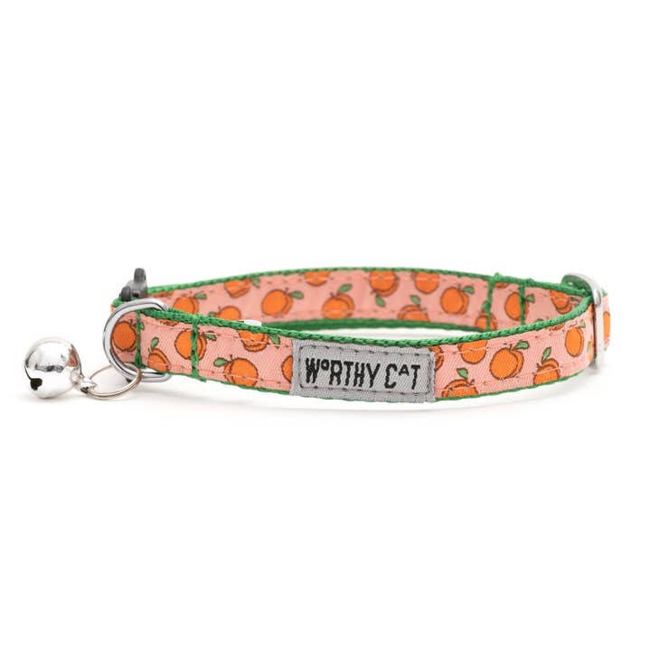 Peach Peachy Keen Cat Collar for wholesale on Faire