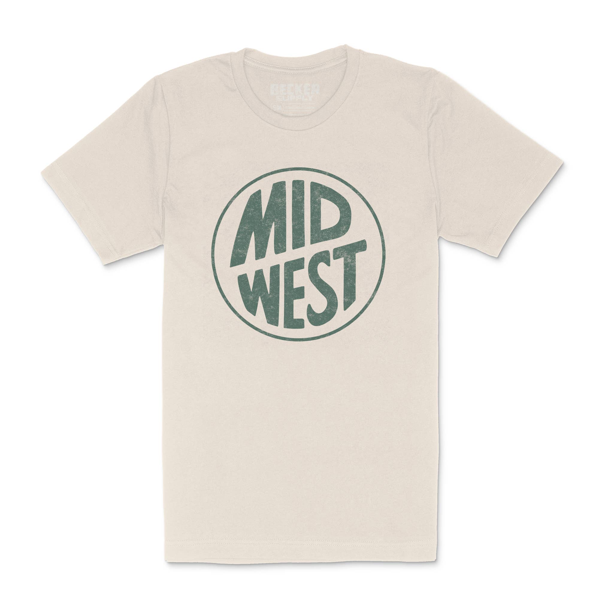 Becker Supply Co - Wholesale Screen Printed T-Shirt - Unisex - Midwest Natural Tee