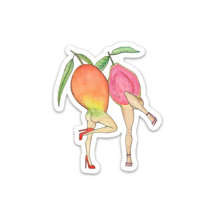 Tropics Vinyl Sticker for Waterbottle, Sticker for Laptop for wholesale by Stem and Soul