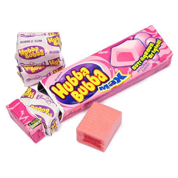 Sugar Bear Candy – wholesale Chewing gum – Hubba Bubba Max Gum Original 18 ct.