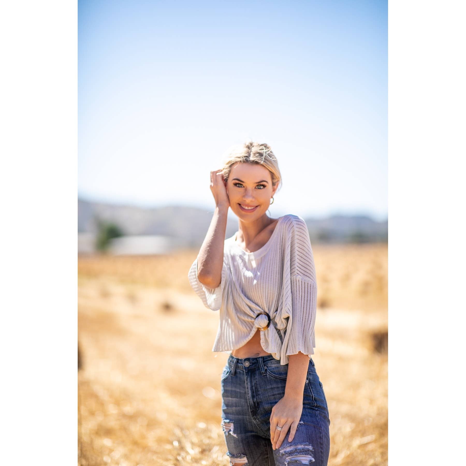 Verte - Wholesale Knit Top - Women's - KNIT CROP TOP_788-4306938