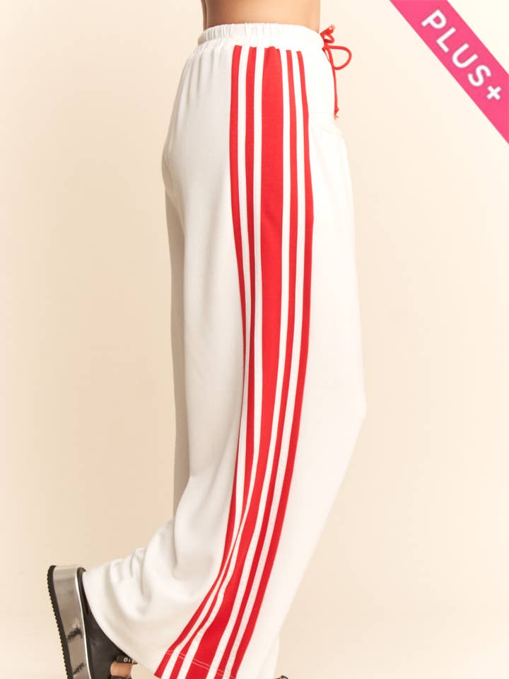 PLUS KNIEFALTEN JOGGINGHOSE MIT KORDELZUG für den Großhandel von Davi & Dani