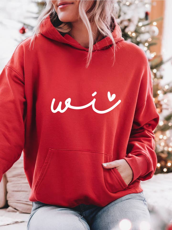 Wi - Sweat à capuche unisexe pour la vente par Wisconsin Up
