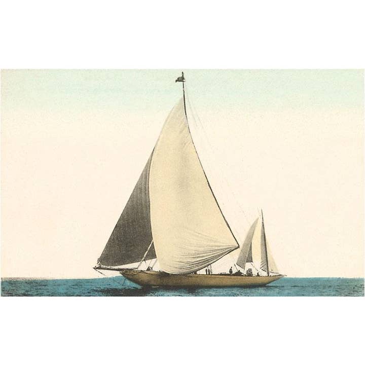 Found Image Press – wholesale Magnet – Magnet SL-19 Tvåmastad Segelbåt