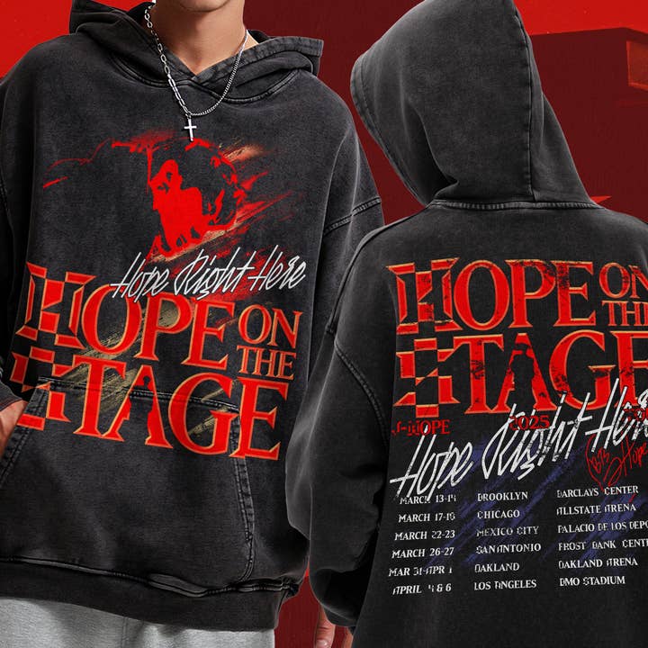 J-Hope Hope on the Stage Turné T-shirt Konsert (Förbeställning slutet av feb) för wholesale av BeyondtheShirt