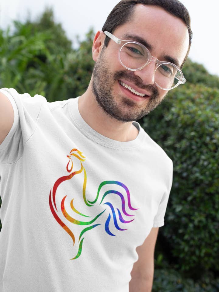 Rainbow Cock Confidence Pride Shirt, Gay, Gay Pride, Queer for wholesale by Pride Majic