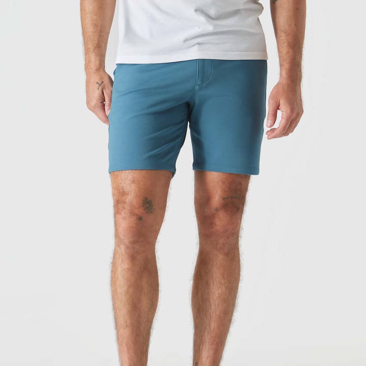 7" Sapphire Comfort Knit Chino Shorts for wholesale by True Classic