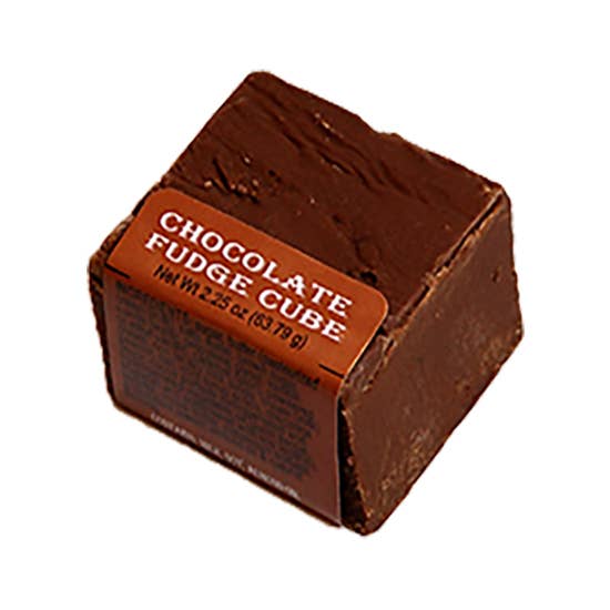 Spokandy Chocolatier - Wholesale Fudge - Chocolate Plain Fudge Cube