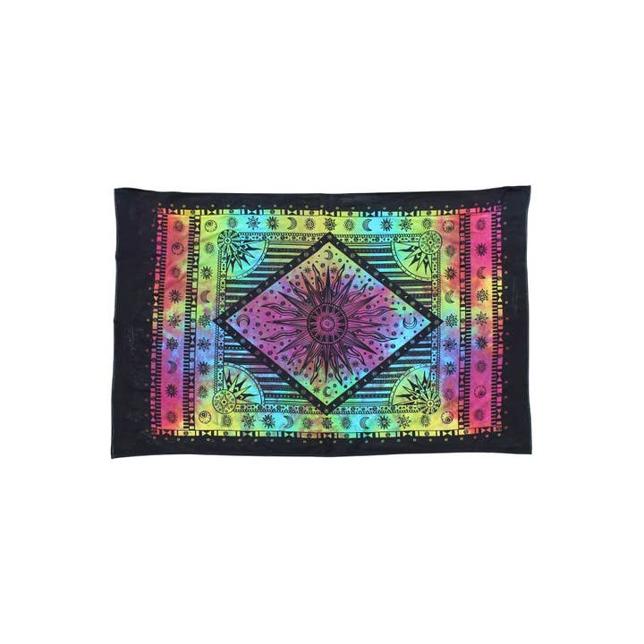 Lakhays Collection Inc. - Vente Tapisserie/textile - Tapisserie Soleil et Lune célestes1