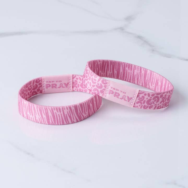 Versible - Wholesale Wristband - Tap To Pray® Wristband – Safari Rose5