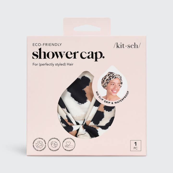 KITSCH - Wholesale Showercap - Luxury Shower Cap - Leopard