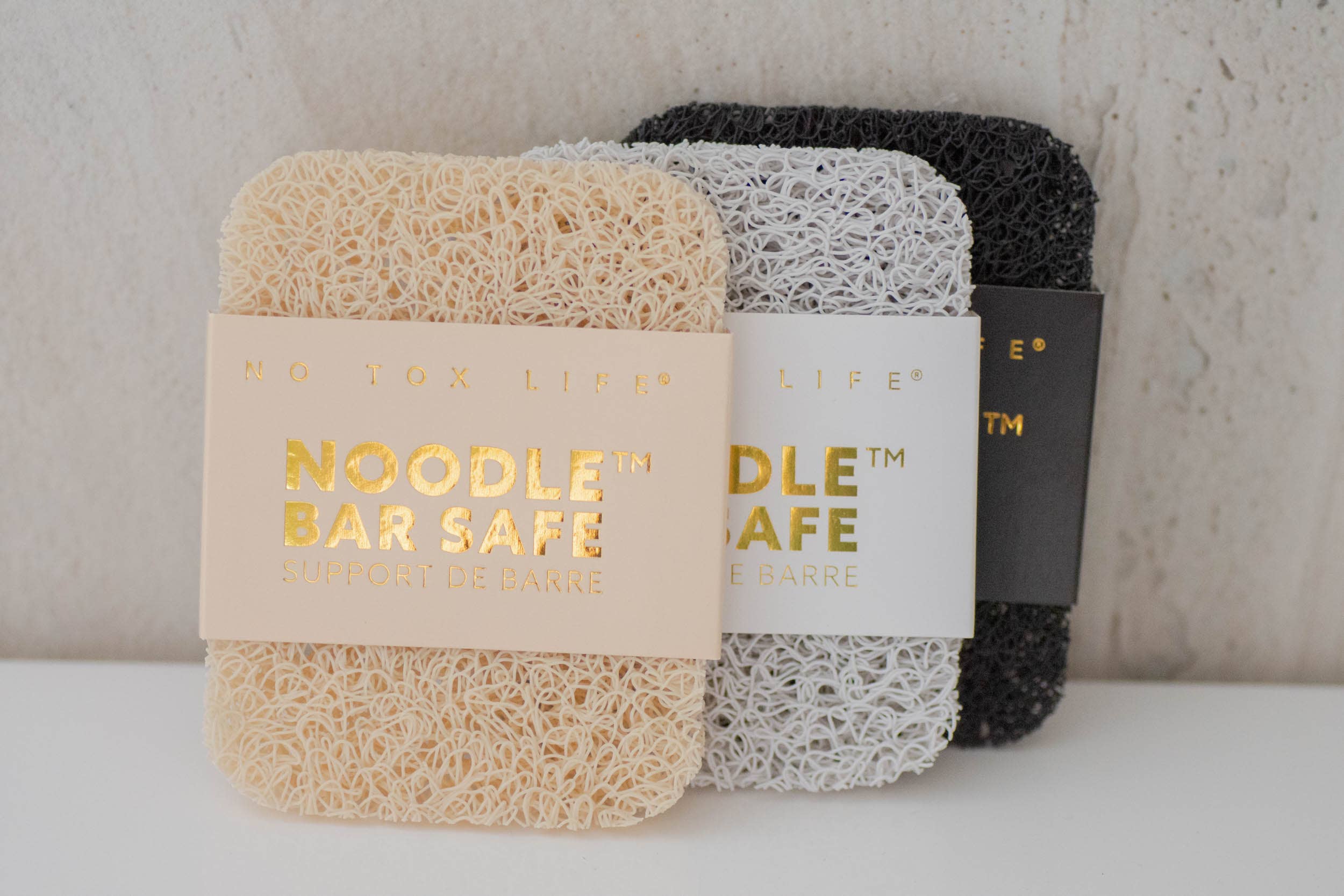No Tox Life – wholesale Tvålhållare – NOODLE™ Bar Safe - No Tox Life® - SNÖ - FÖRPACKAD2