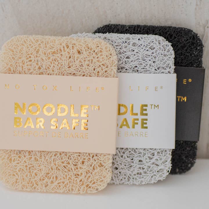 No Tox Life – wholesale Tvålhållare – NOODLE™ Bar Safe - No Tox Life® - SNÖ - FÖRPACKAD2