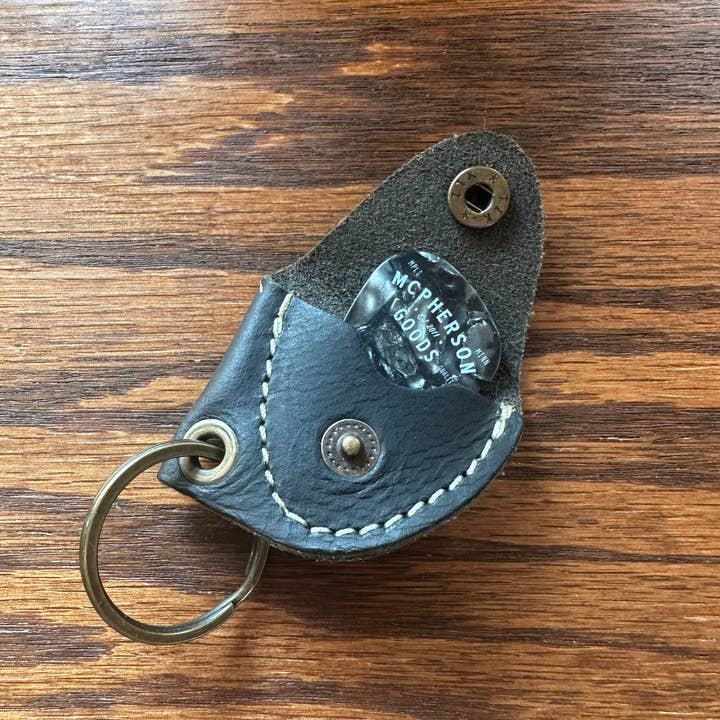 McPherson Goods - Wholesale Keychain - Unisex - Leather guitar pick keychain