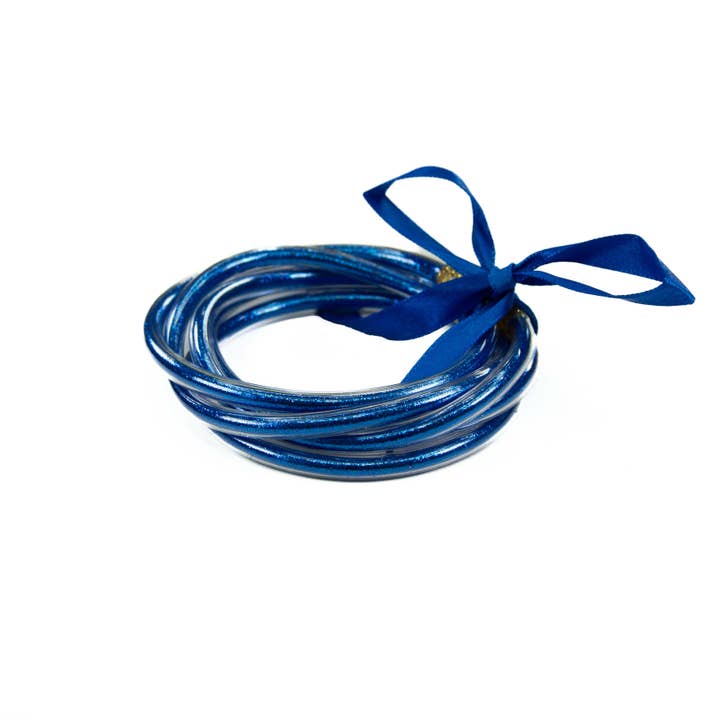 Savvy Bling - Wholesale Jewelry Set - Blue Game Day Bracelets & Necklaces8