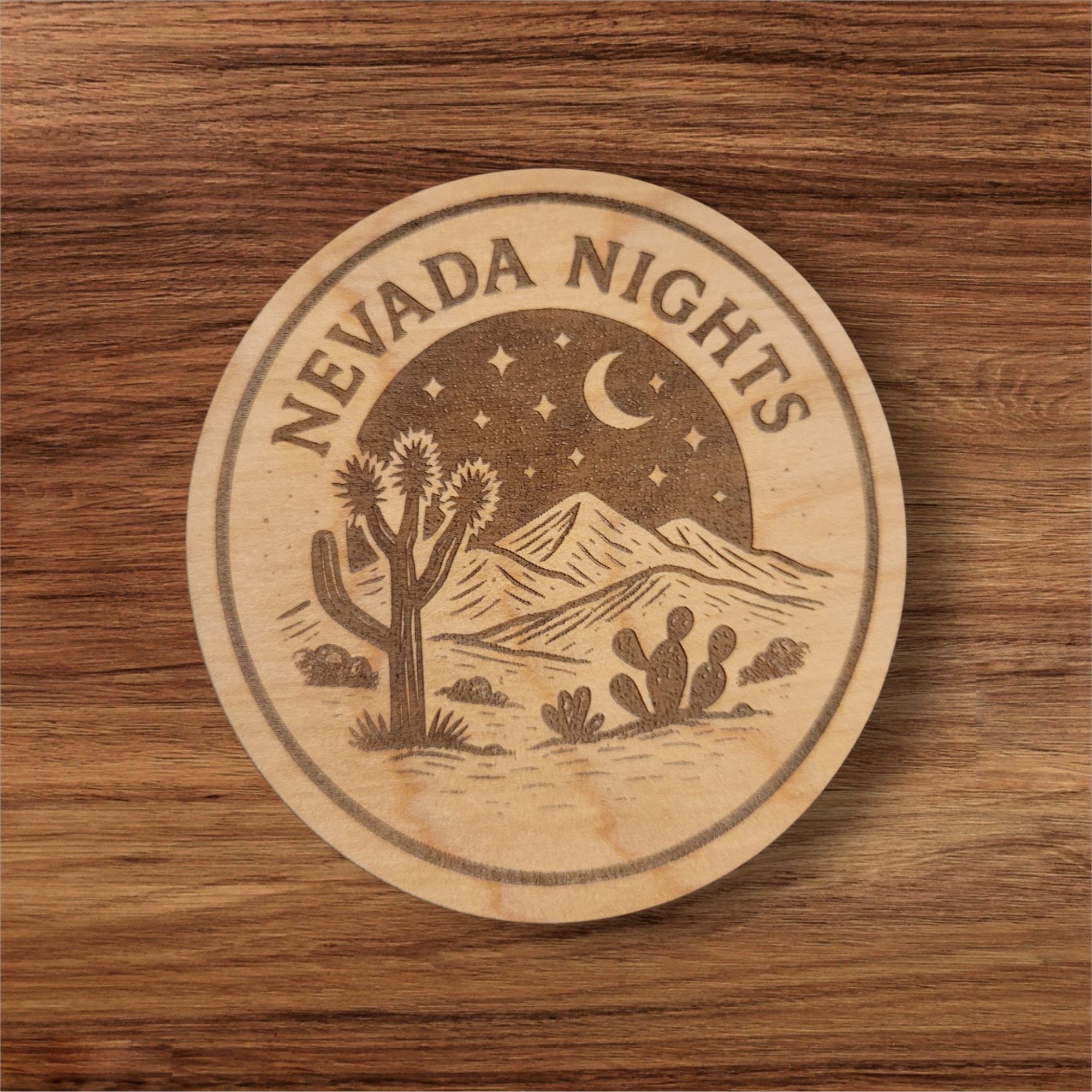 Ellie Joe Design Co - Wholesale Magnet - Nevada Wood Magnet – State Magnet Gift | 5 Desert & City Designs to Choose From3