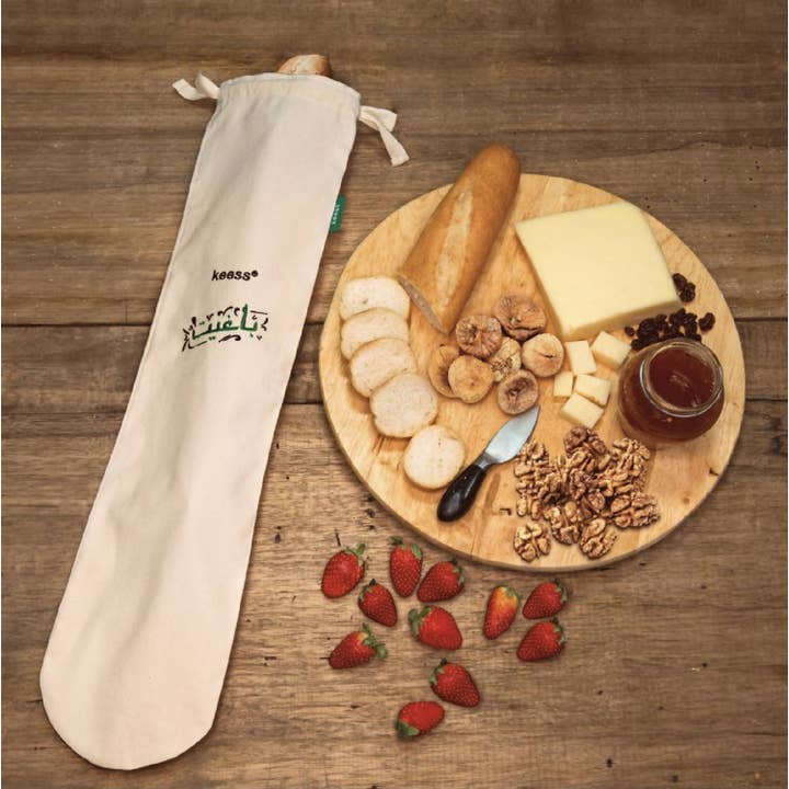 Meanwhile Boutique - Wholesale Food Storage Wrap/Bag - Zero Waste Baguette Bread Bag2