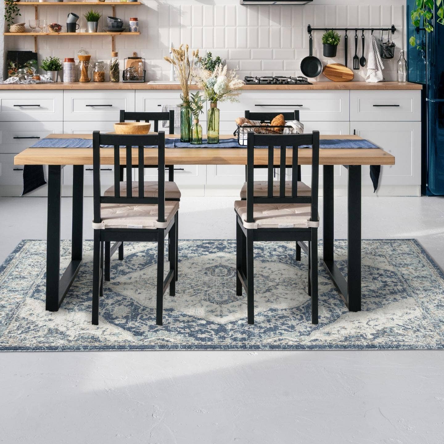 Luxe Weavers - Vente Tapis - Tapis à médaillon oriental Vintage 80612