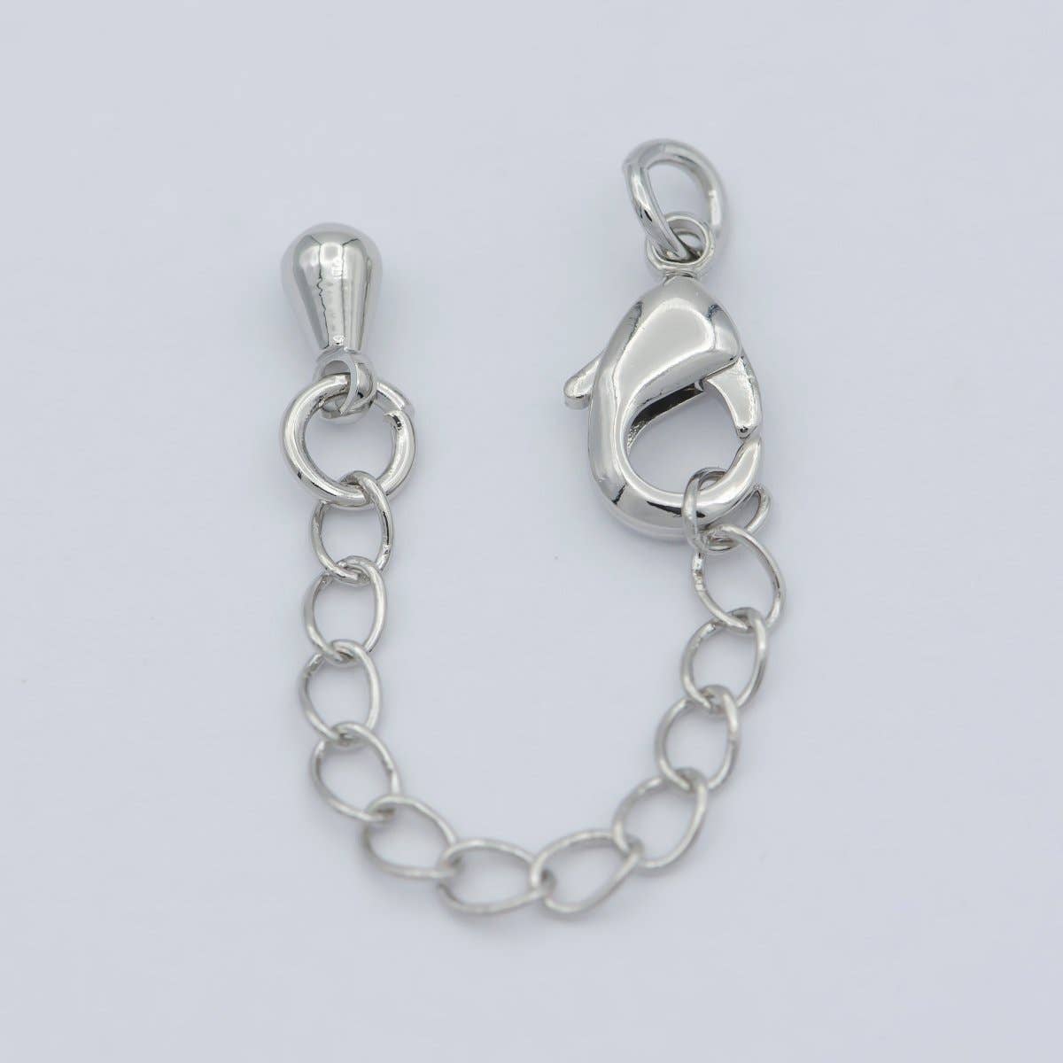 Aim Eternal - Wholesale Clasp - Gold Filled Chain Extender For Necklace Bracelet Supply Component Findings Extenders Lobster Claw Clasps With Silver Extender Chain L-465 L-4661