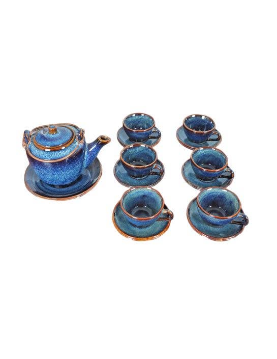 Khla - L'épicerie du Mékong - Wholesale Tea Pot - Vietnamese porcelain teapot (round)1
