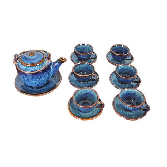 Khla - L'épicerie du Mékong - Wholesale Tea Pot - Vietnamese porcelain teapot (round)1