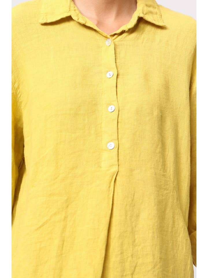 LÉA & LUC – Engroshandel Kjole - Dame – Korte kjoler i 100% hør REF. 135128