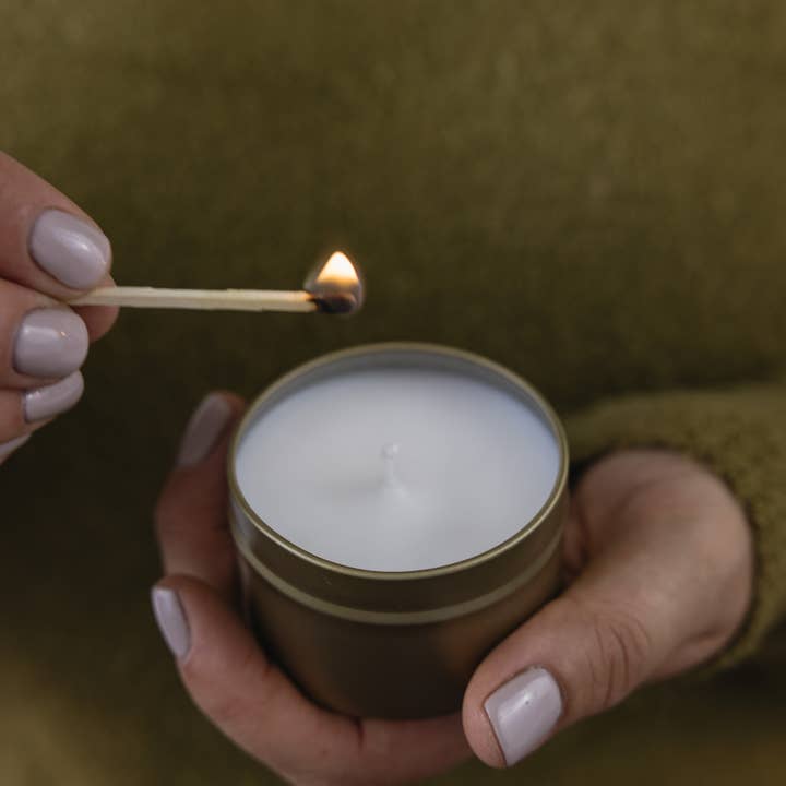 Florissant Collective - Wholesale Jar/Filled Candle - Maple Chai + Cream Candle Tin7