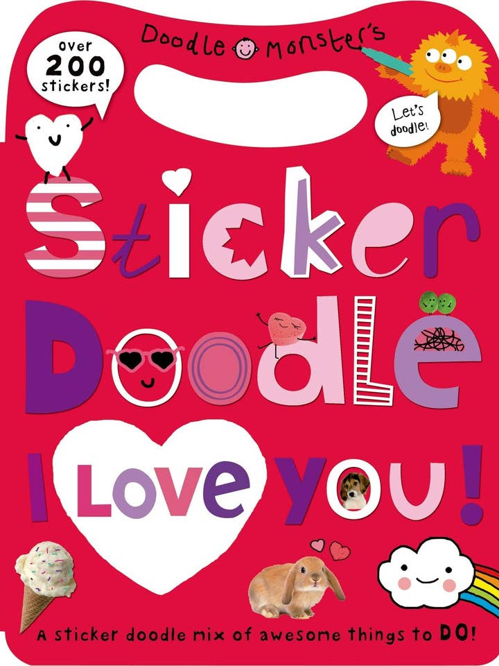 Sticker Doodle I Love You: Over 200 Stickers Activities for wholesale by Macmillan Publishers
