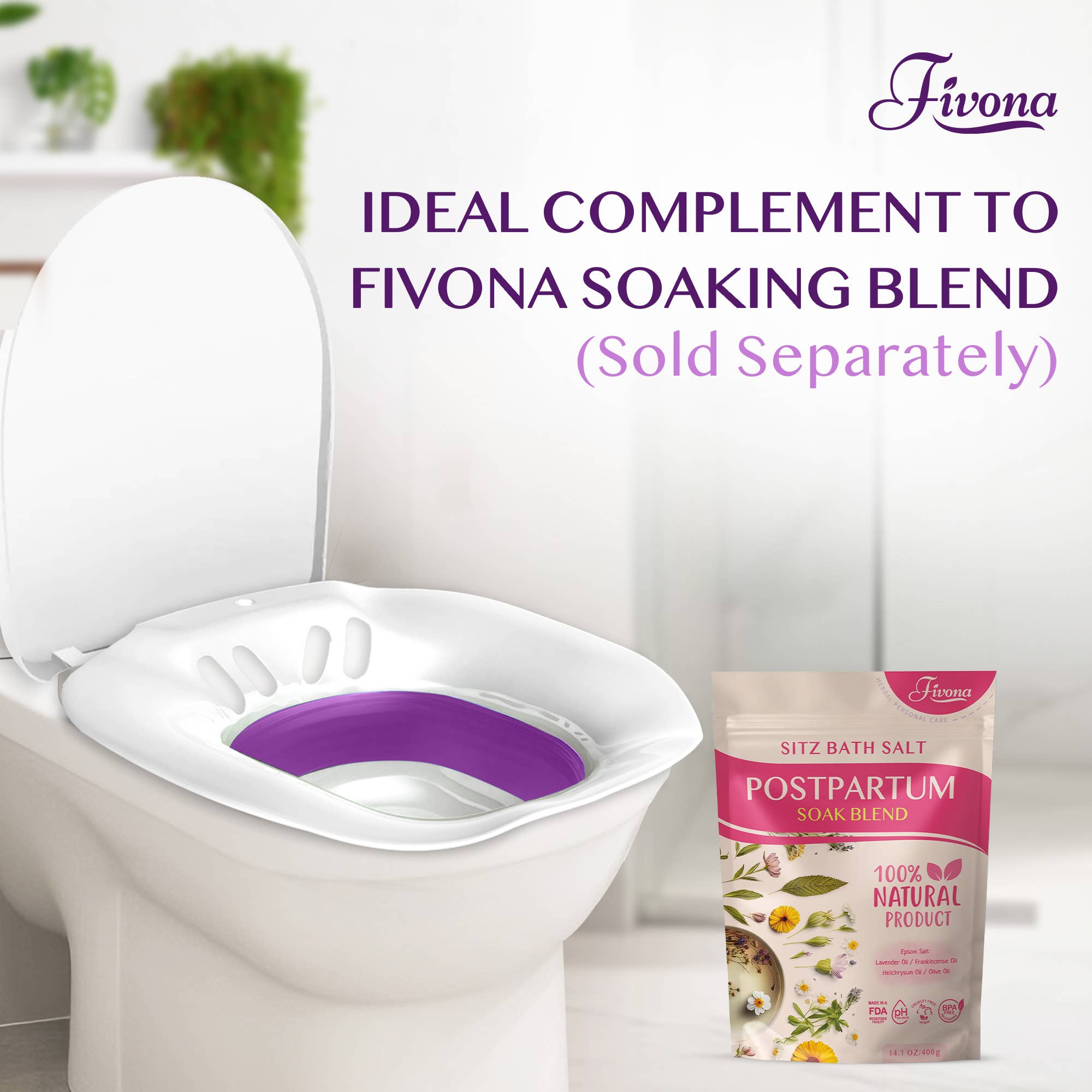 FIVONA - Wholesale Bath & Body Set - Yoni Steam Sitz Bath Seat for Postpartum and Hemorrhoids6
