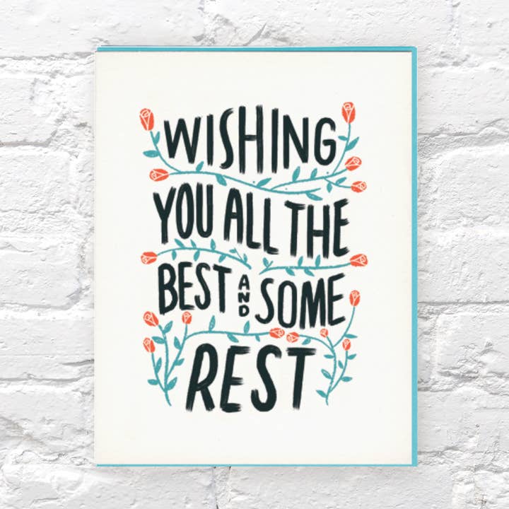 Bench Pressed - Wholesale Everyday Greeting Card - Best Rest card0