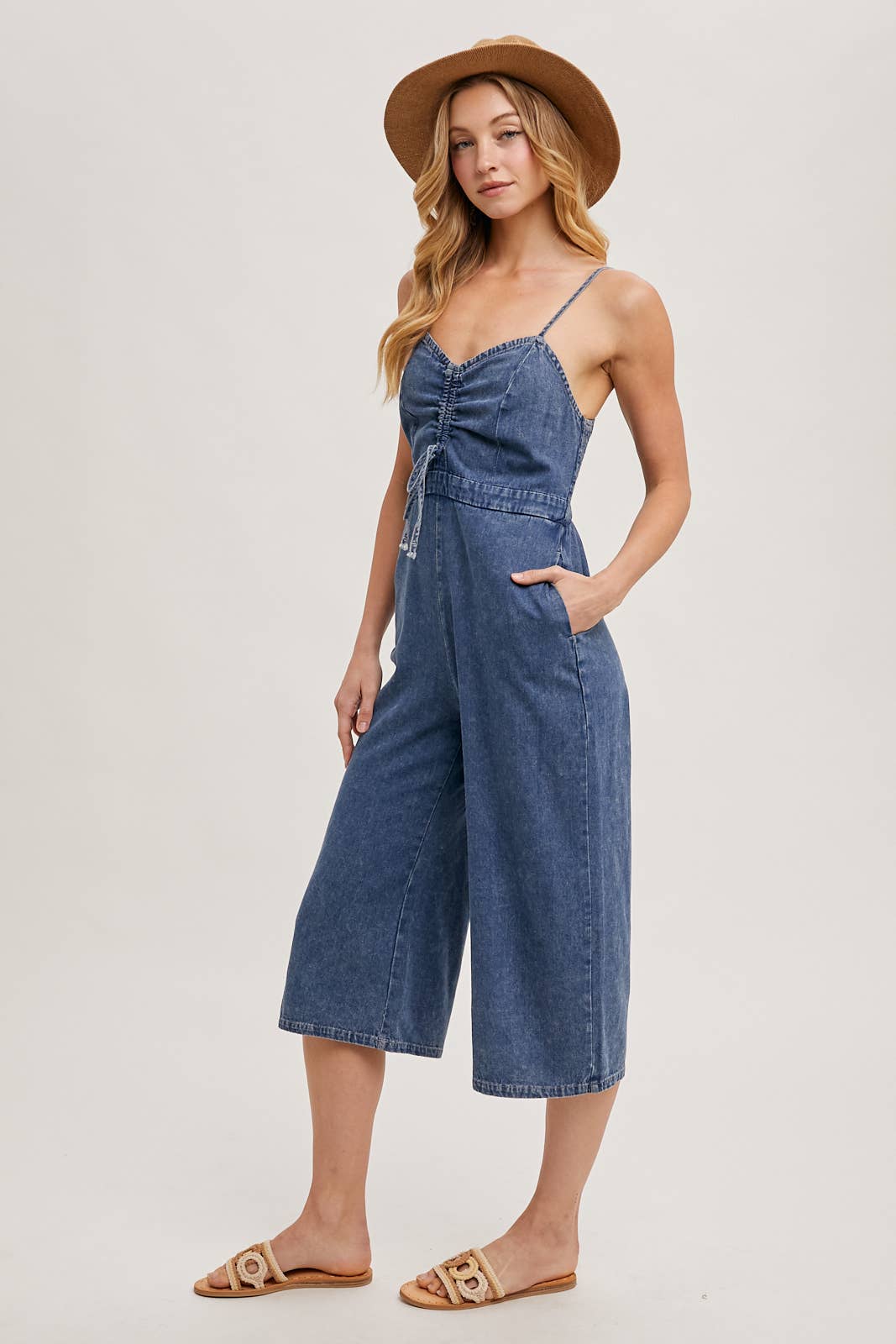 Bluivy - Vente Combinaison – femme - COMBINAISON EN JEAN DÉLAVÉ À L'ACIDE15