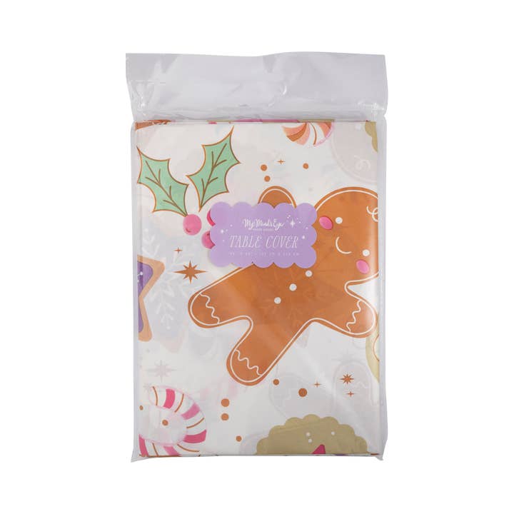 My Mind’s Eye - Wholesale Disposable Table Cover/Runner - PLCV189 - Gingerbread Paper Table Cover