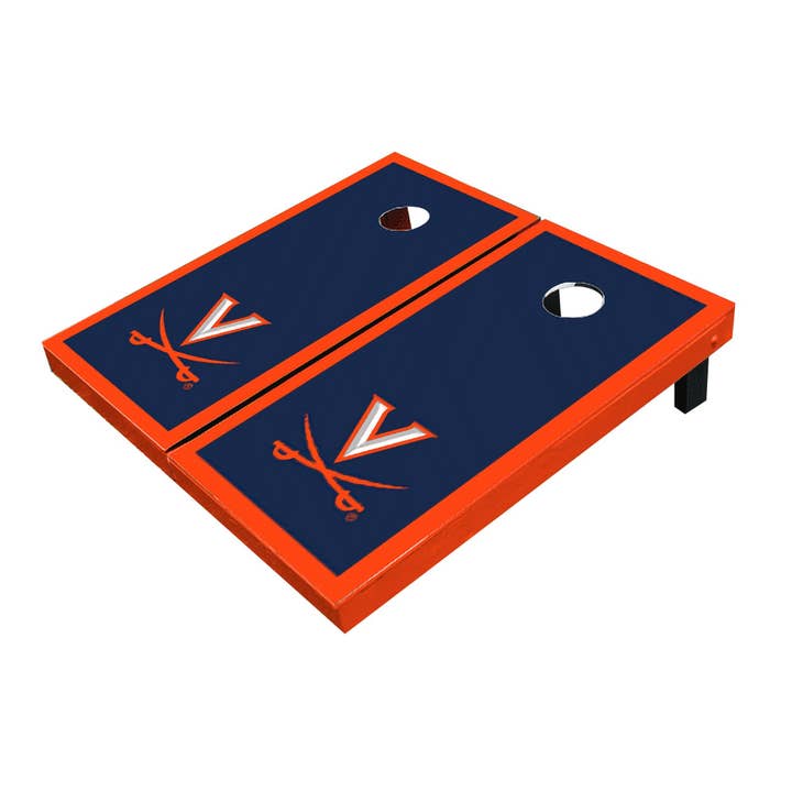 Ensemble cornhole à bordure assortie Virginia Cavaliers Navy pour la vente par Skip's Garage