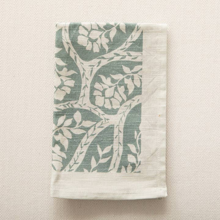 Jade Green Cachemire Napkin 45X45 for wholesale by Mahe Homeware