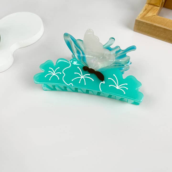 Sommerfuglblomstacetat hårkloklemme for engroshandel hos mildstyles