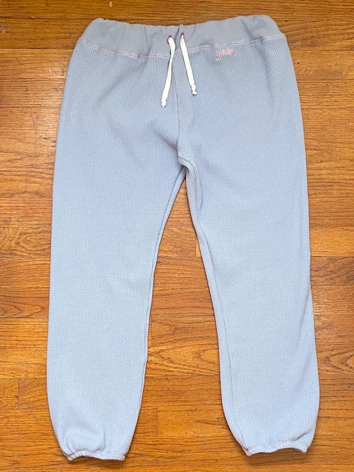 Organic Cotton Mid-Weight Thermal Lounger Sweatpants for wholesale by J. Marin Co.