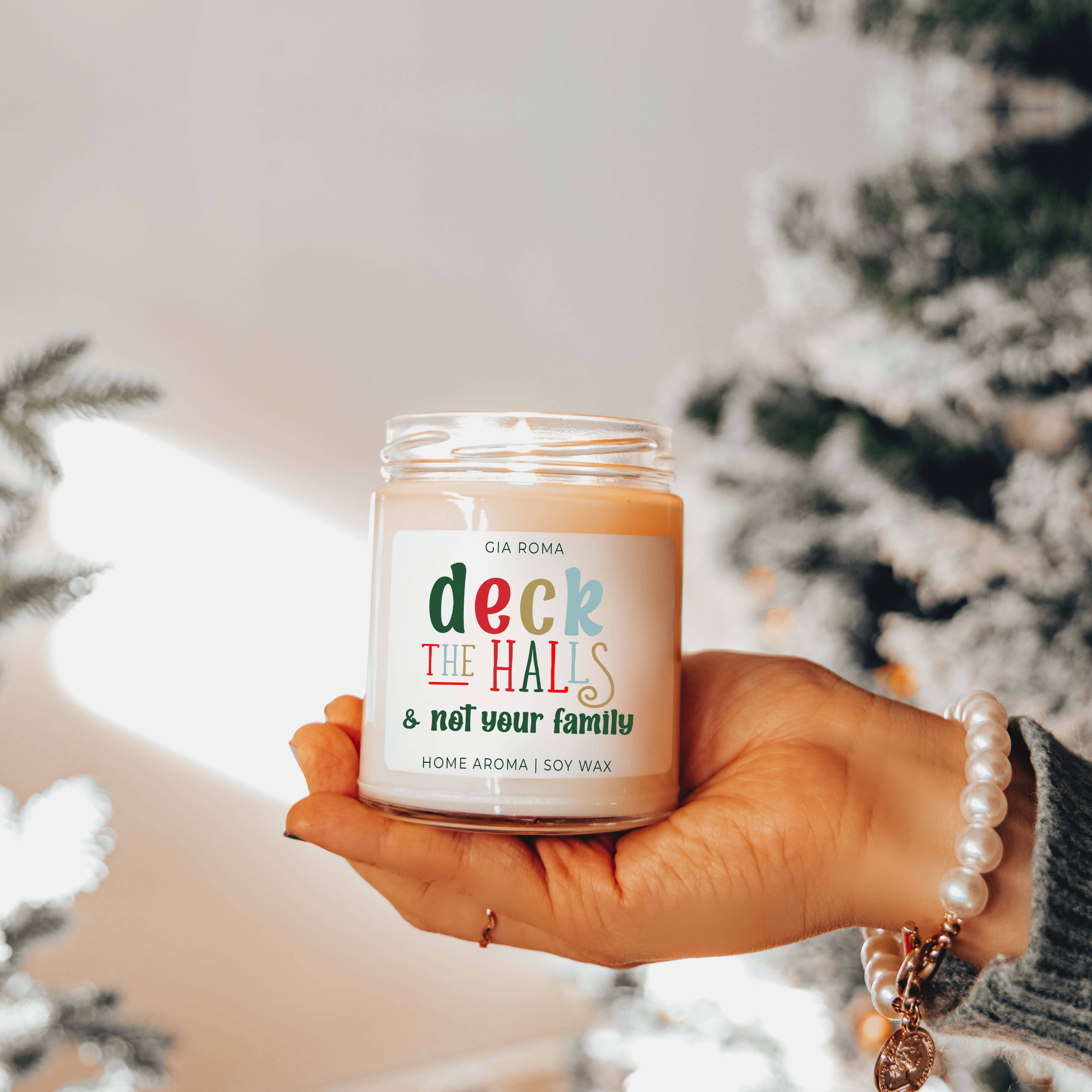 Gia Roma – wholesale Burkljus – Juldekor Ljusgåva Semester Doftande Soja Ljus Söt8