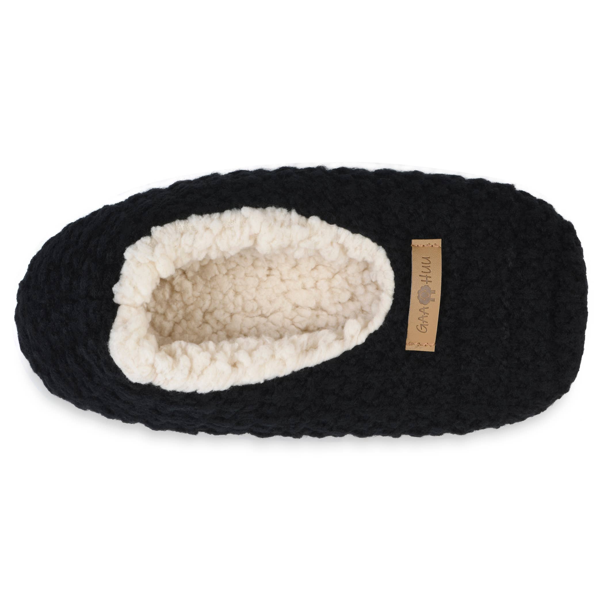 gaahuu - Venta al por mayor Zapatillas para casa - Mujer - pantuflas de viaje de bailarina de punto texturizado para mujer4