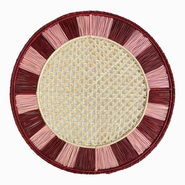 Twist Placemat Burgundy / Pink for wholesale by Coro Cora™