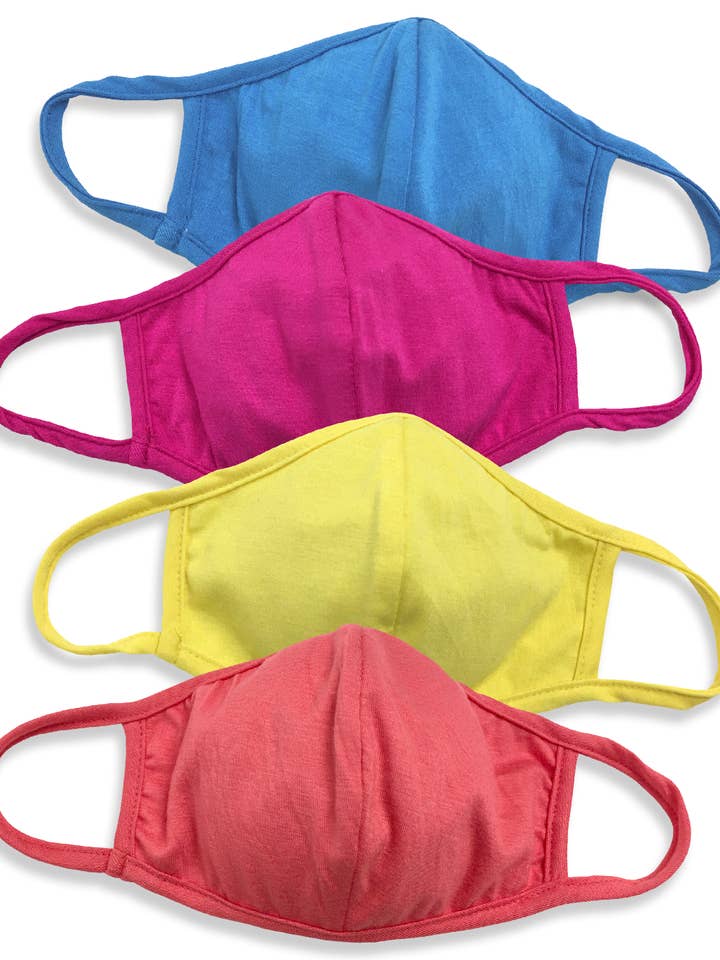 Solid Face Mask, Made in USA Face Mask, Double layered Mask for wholesale by DtlaClothing