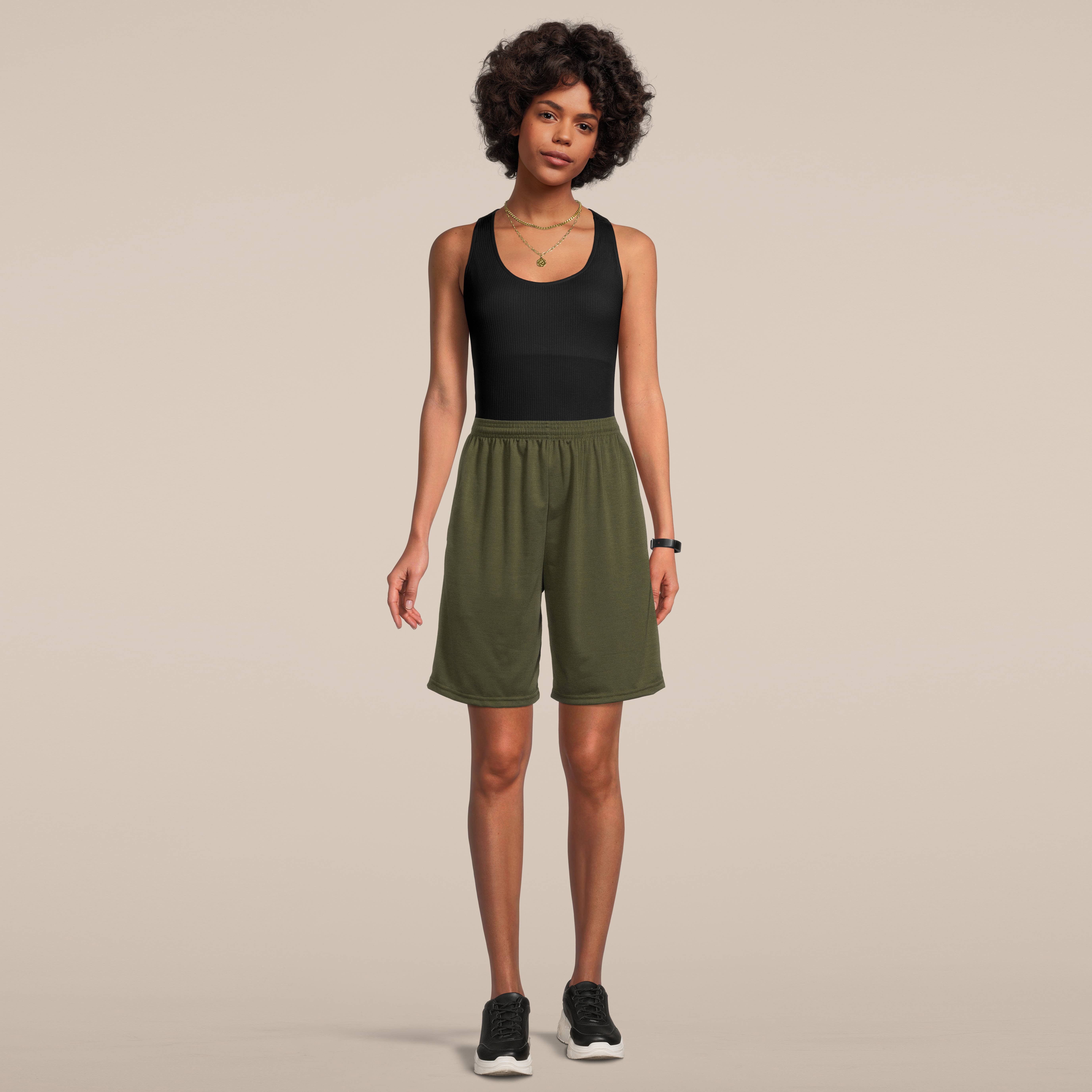 Soul Perch – wholesale Loungeshorts – Herr – Franska frotté lounge shorts oliv Medium8