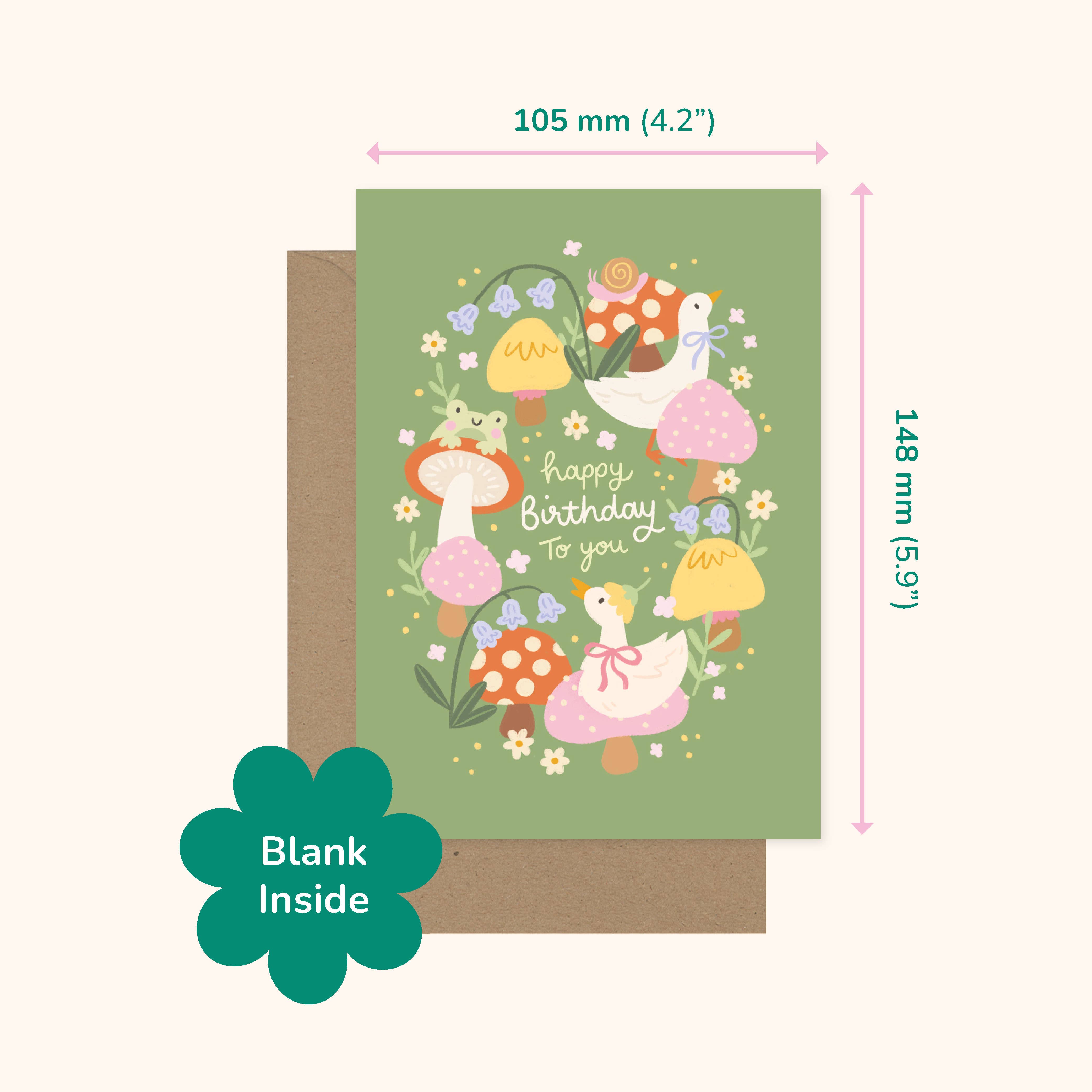 Hopscotch Paper Co. – wholesale Birthday card – Wildlife Animals Birthday Card - Children's Birthday Card2