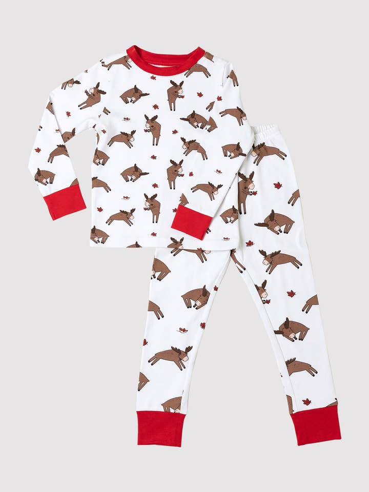 Conjunto de Pijama para Niños Alce - MMKS005 para venta al por mayor de MILLIE + MOOSE