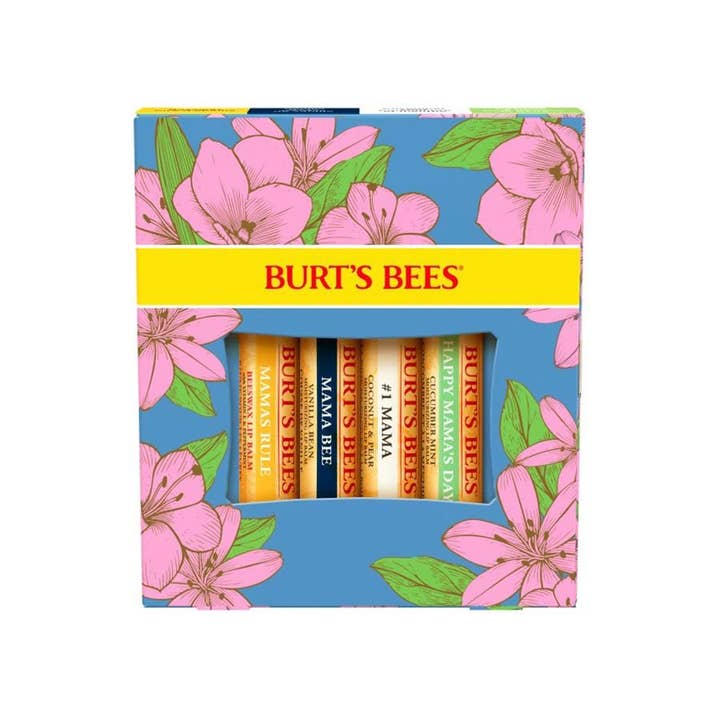 Balm Bouquet Assorted Beeswax Lip Balm Gift Set, 4 Pack for wholesale by Burt's Bees