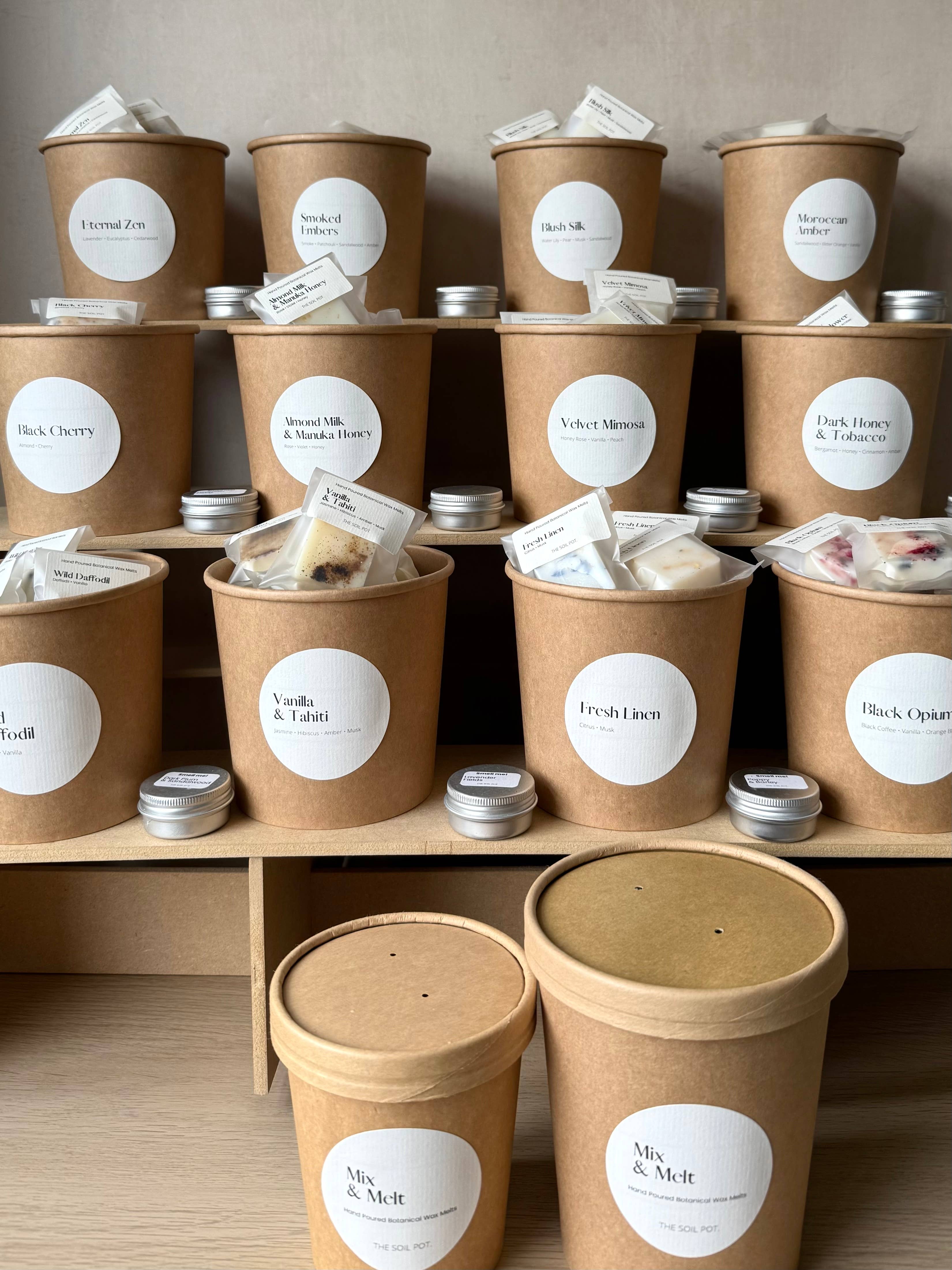 The Soil Pot – wholesale Wax melt – Mix & Melt Wax Melt Sampler, Pick n Mix Wax Melts2